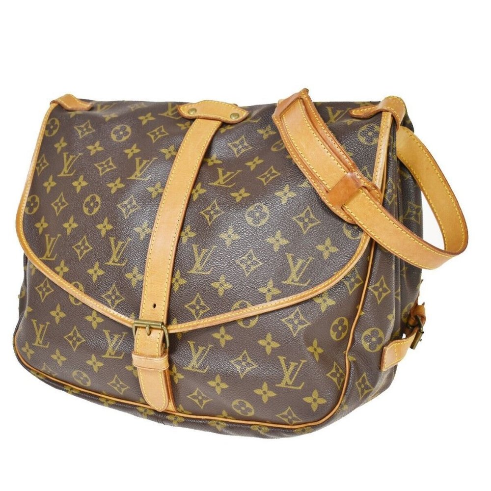 Auth Louis Vuitton Saumur 35 Crossbody #37405L43B - Picture 1 of 11